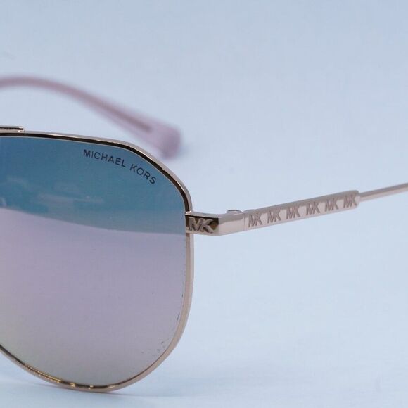 NEW MICHAEL KORS MK1109 11084Z ROSE GOLD/ PINK SUNGLASSES - Picture 4 of 11